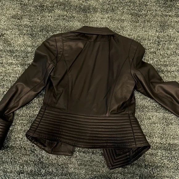 Karen millen Black Leather Jacket - Picture 5 of 5